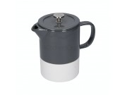La Cafetiere Barcelona Ceramic Cafetiere Cool Grey (6 cup / 850ml)